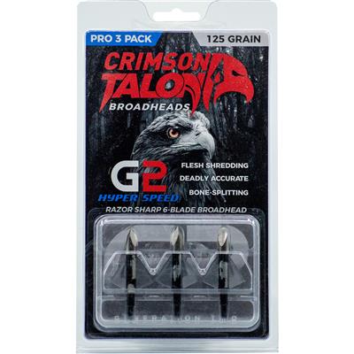 Crimson Talon G2 Hyper Speed Broadheads 125 gr. 3 pk.