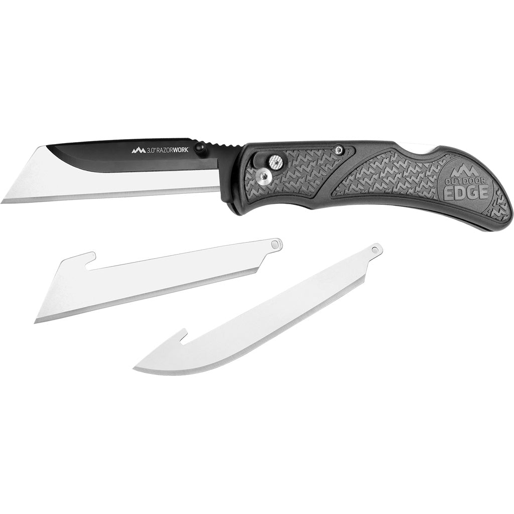 OUTDOOR EDGE RAZOR-WORK KNIFE GRAY
