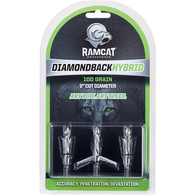 Ramcat Diamondback Hybrid Broadhead 100 gr. 3 pk.