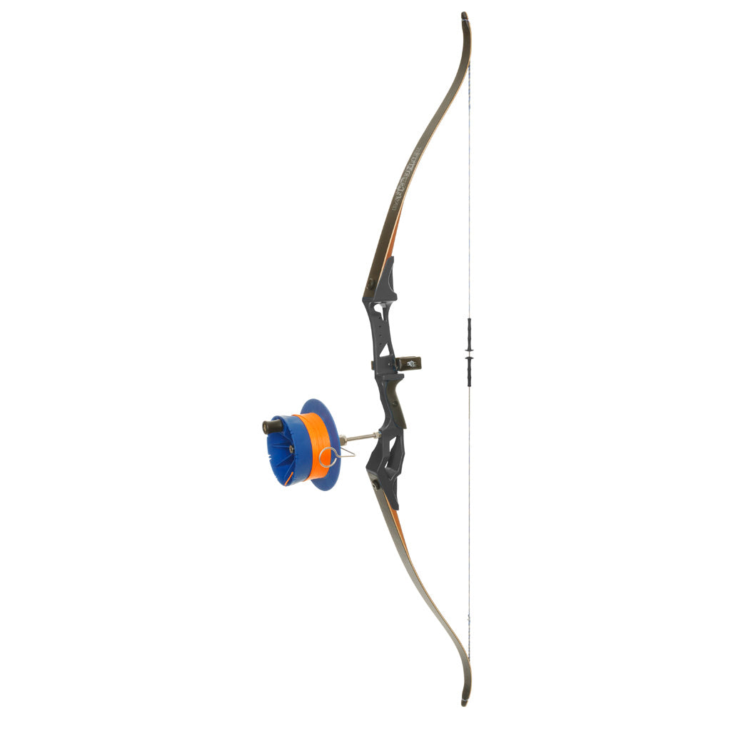 Fin Finder Bank Runner Recurve Package Black w/ Sidewinder Reel RH