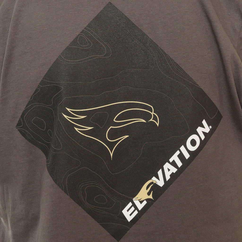 Elevation HUNT TOPO Tee Grey