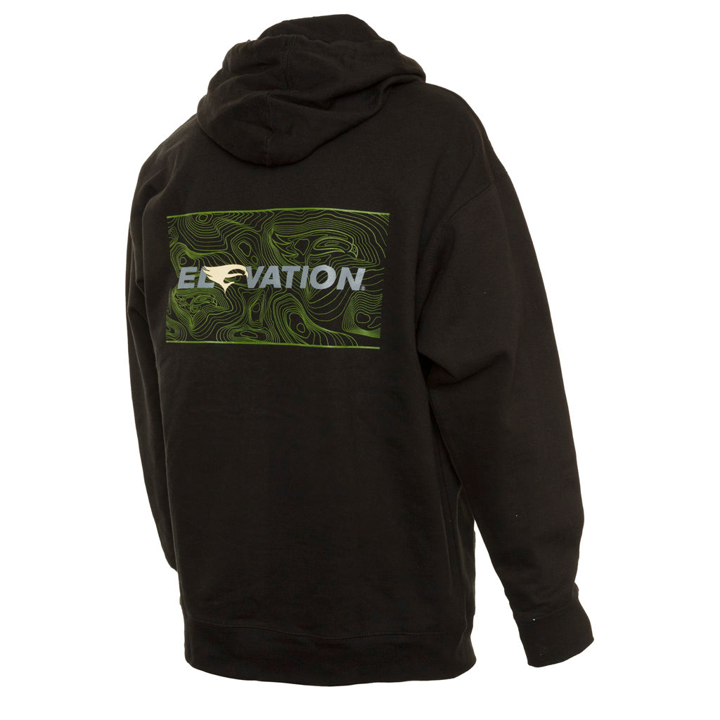 Elevation HUNT TOPO Hoody Black 2X-Large