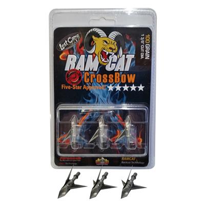 Ramcat Crossbow Broadheads 100 gr. 3 pk.