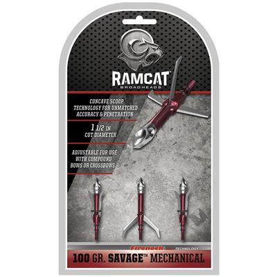 Ramcat Savage Mechanical Broadheads 100 gr. 3 pk.