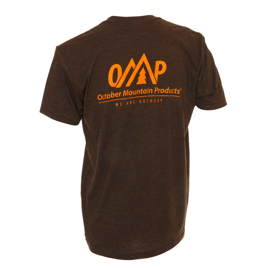 October Mountain Logo Tee Espresso