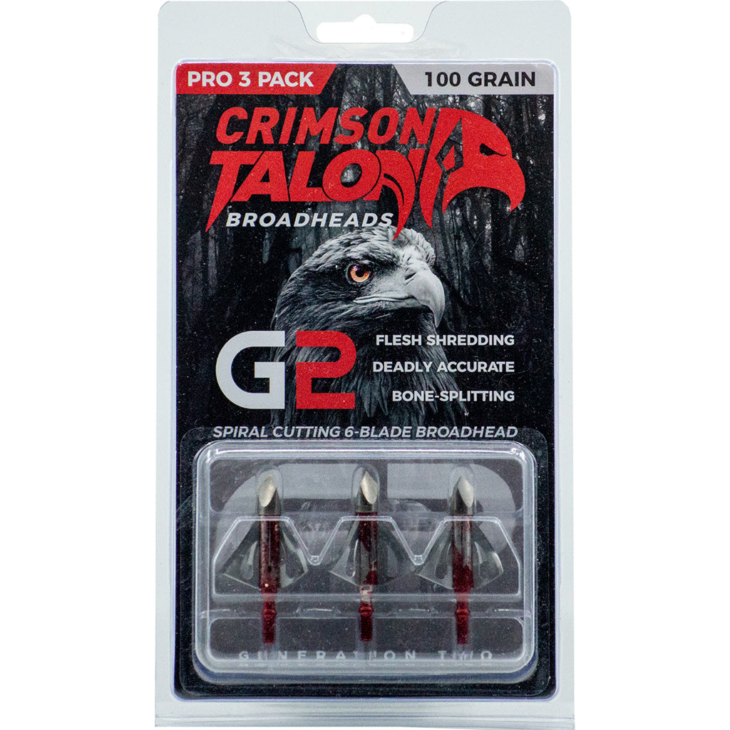 Crimson Talon G2 Broadheads 100 gr. 3 pk.