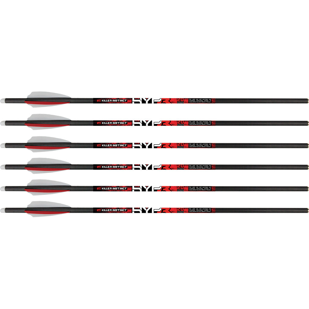 Killer Instinct Hypr Crossbow Bolts 20 in. 6 pk.