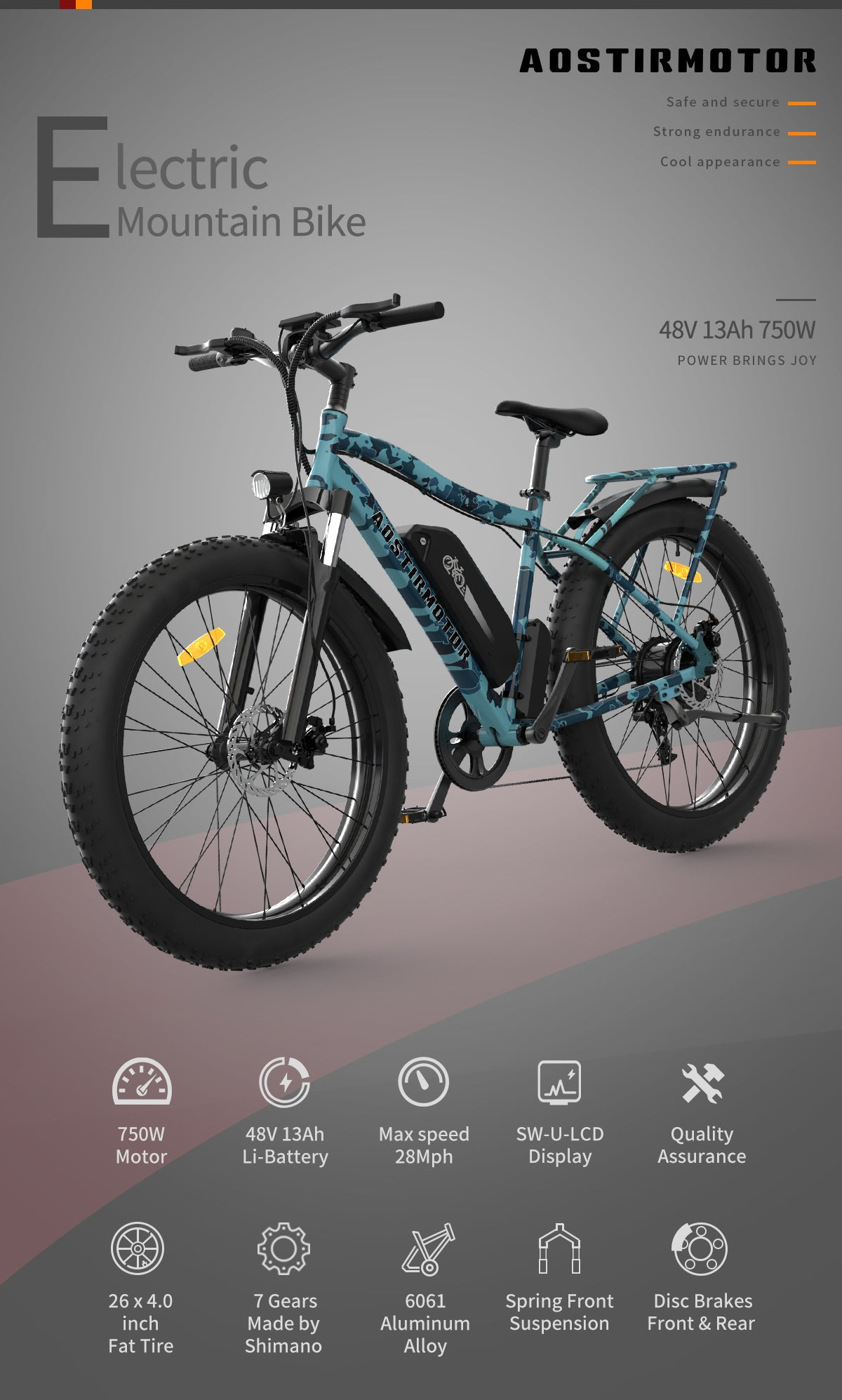 Aostirmotor Commuting Electric Bicycle S07-F
