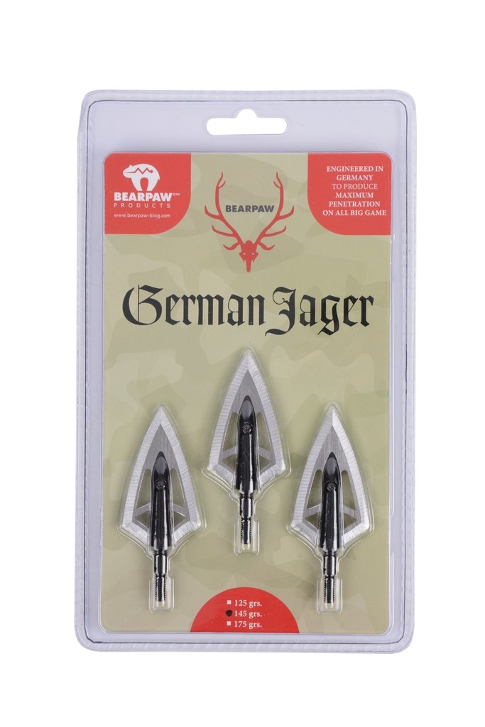 GERMAN JAGER BROADHEADS 2 BLADE 200 GR. 3 PK.