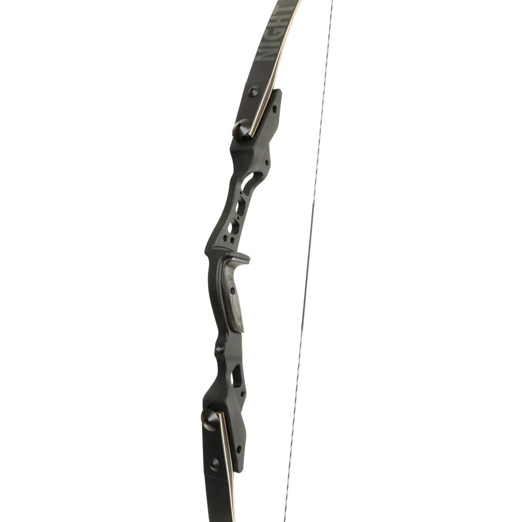 October Mountain Night Ridge ILF Recurve Bow Black 60 in. 50 lbs. RH