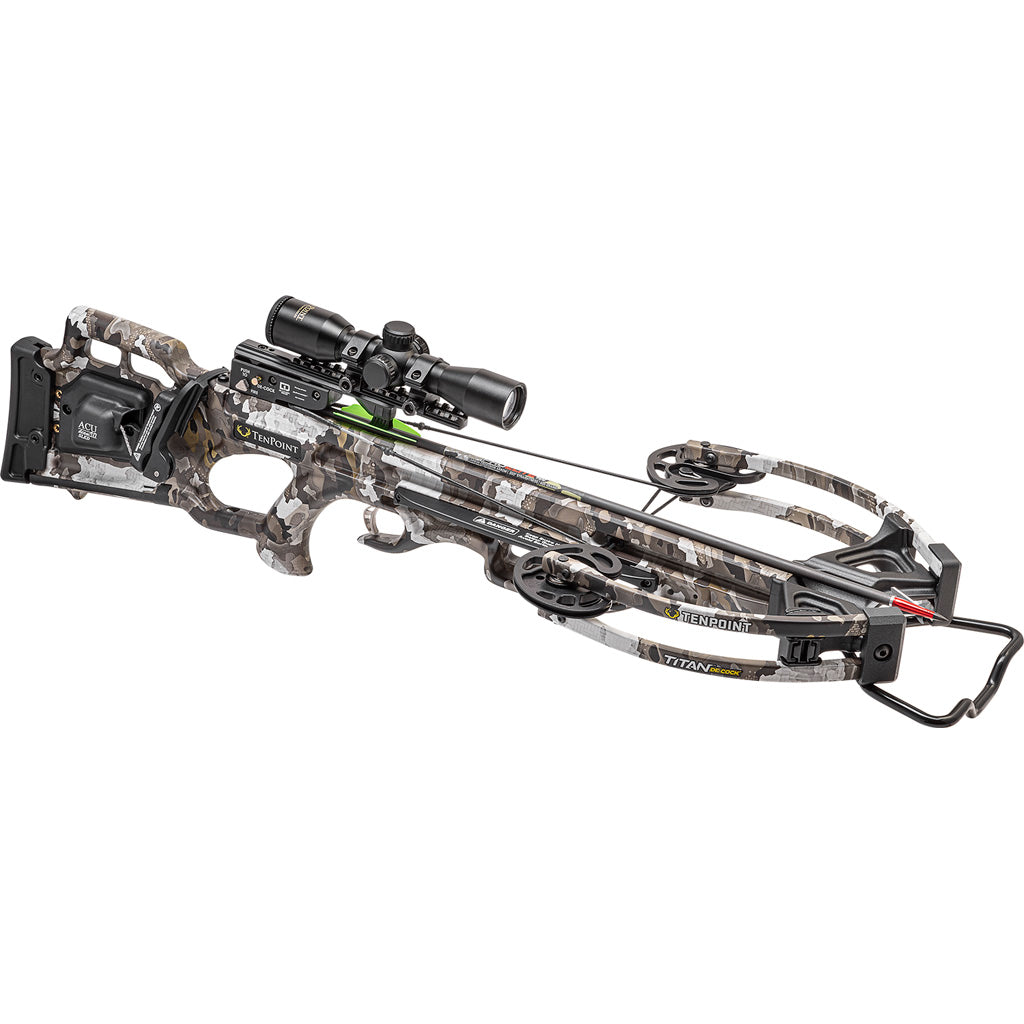 TenPoint Titan De-Cock Crossbow Package ACUdraw De-Cock Vektra